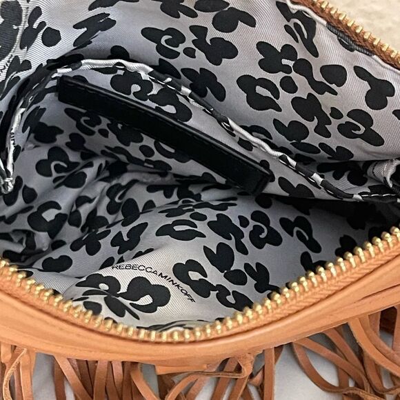 REBECCA MINKOFF Fringe Mini MAC
Leather Crossbody Bag light Brown - Picture 7 of 17